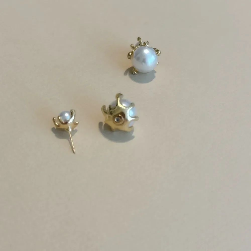 Pearl earrings M1070 - Picture 6 of 6